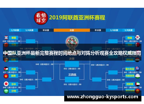 中国队亚洲杯最新完整赛程时间地点与对阵分析观赛全攻略权威指南